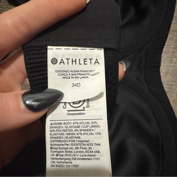 Athleta Black Glory Sports Bra - Picture 6 of 6
